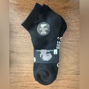 Black Women's Half-Cushion Quarter Socks - 3 pairs